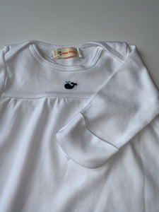 Nautical cotton baby gowns