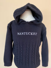 Nantucket navy sweater with back zipper