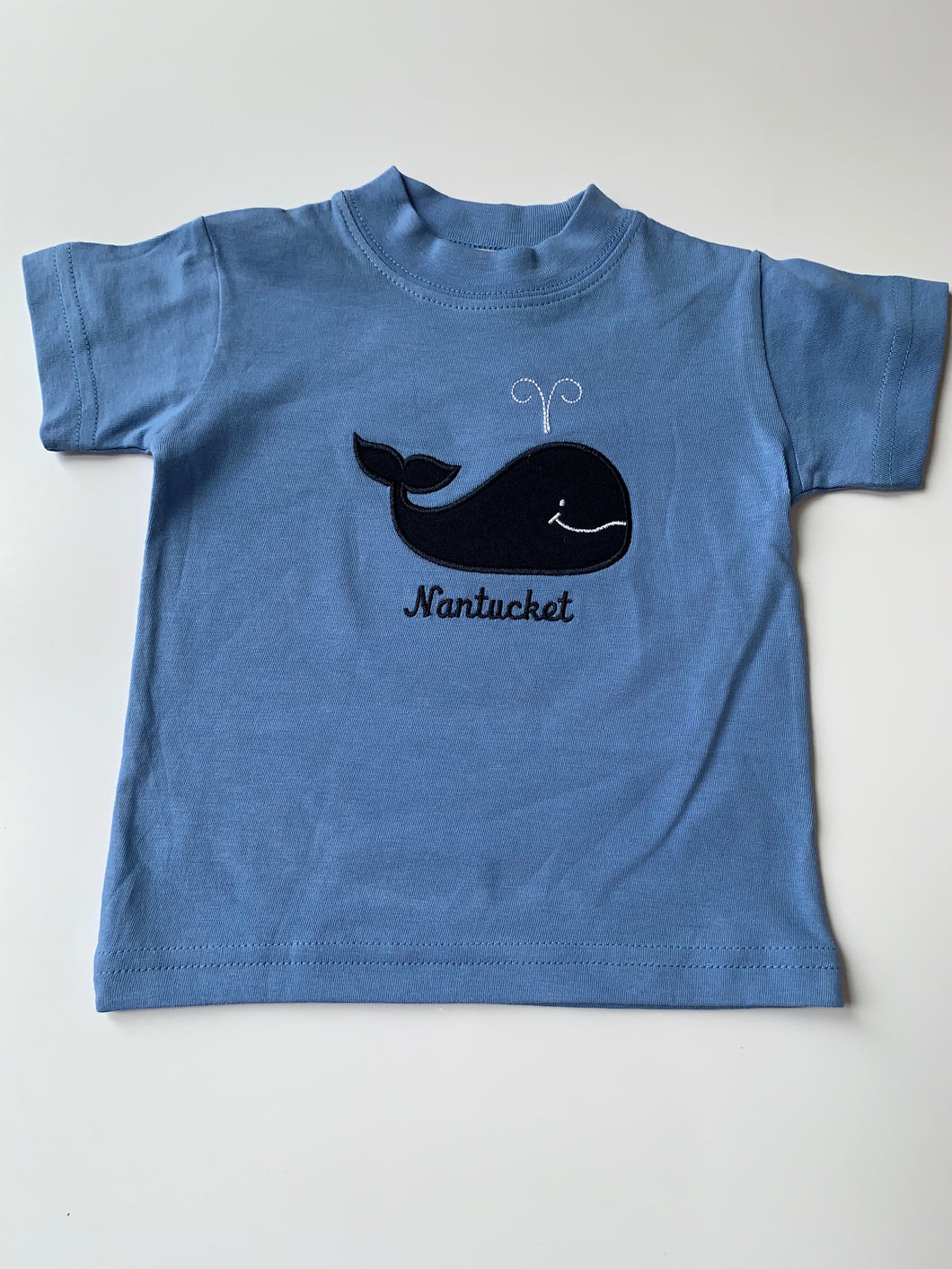 Nantucket chambray whale short sleeve shirt