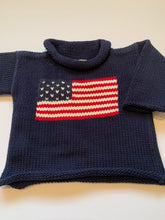 Navy flag sweater
