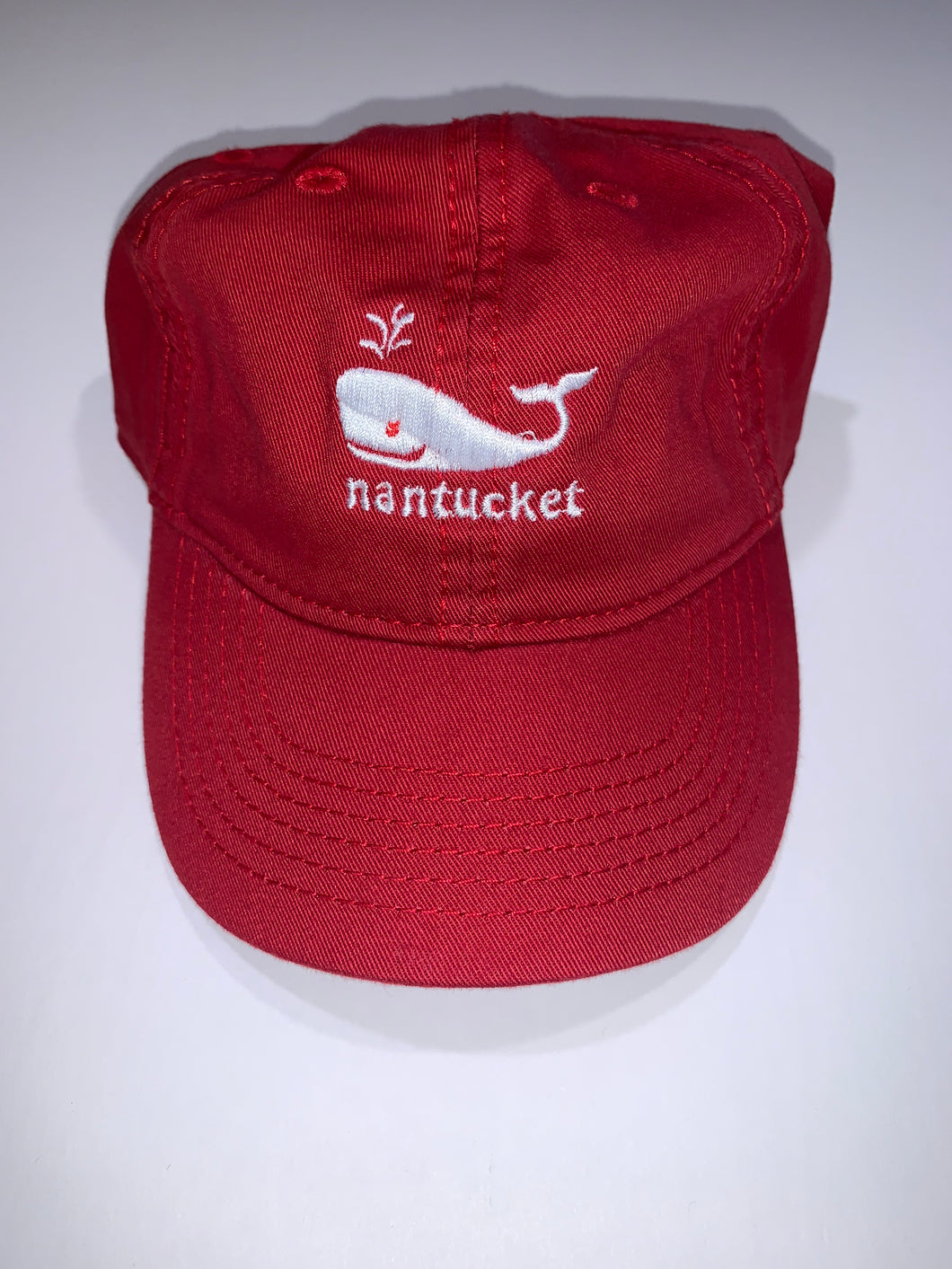 Red Nantucket baseball hat