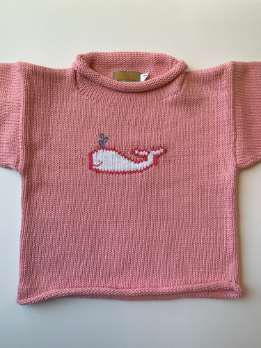 Pink Whale sweater