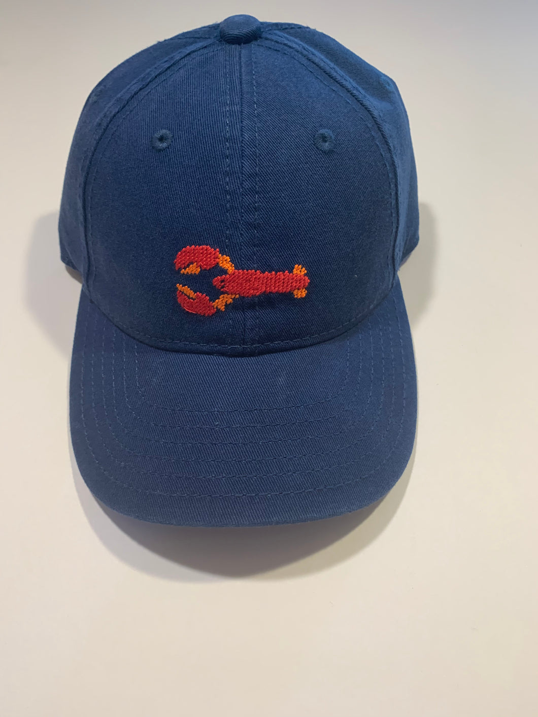 Blue lobster hat with Nantucket
